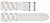 Полиуретановый ремешок - BC-111 White 24/30 мм